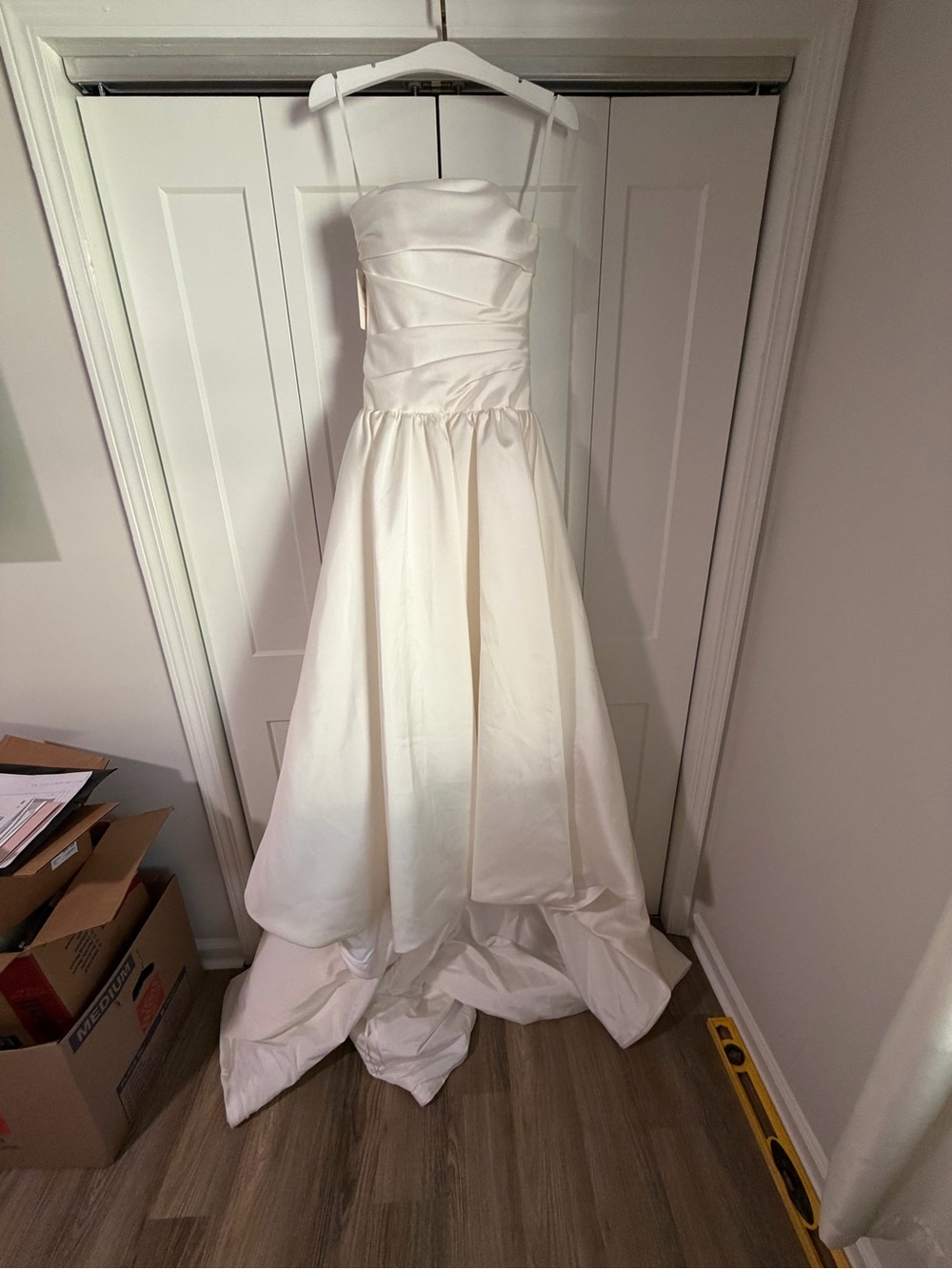 Strapless Ivory Wedding Gown